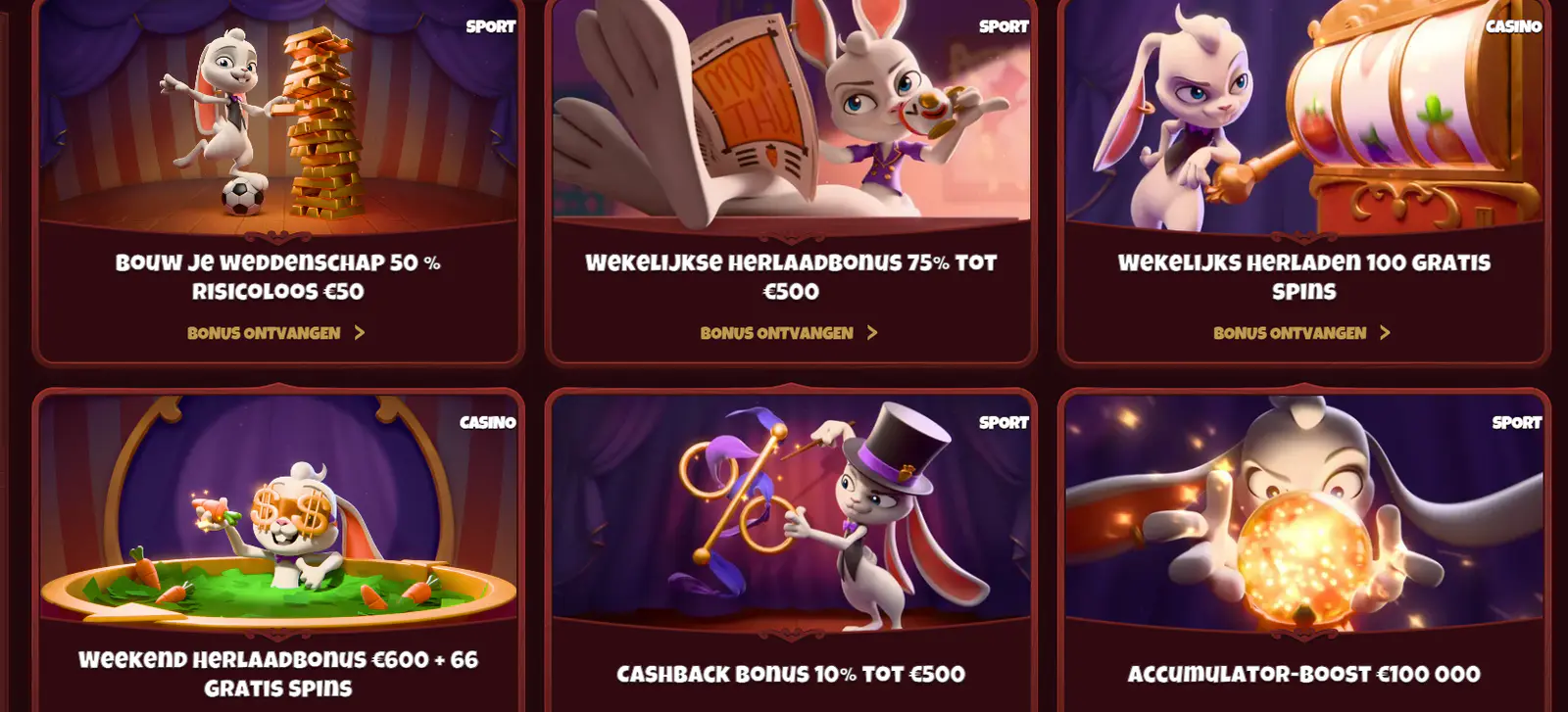 magius casino promoties