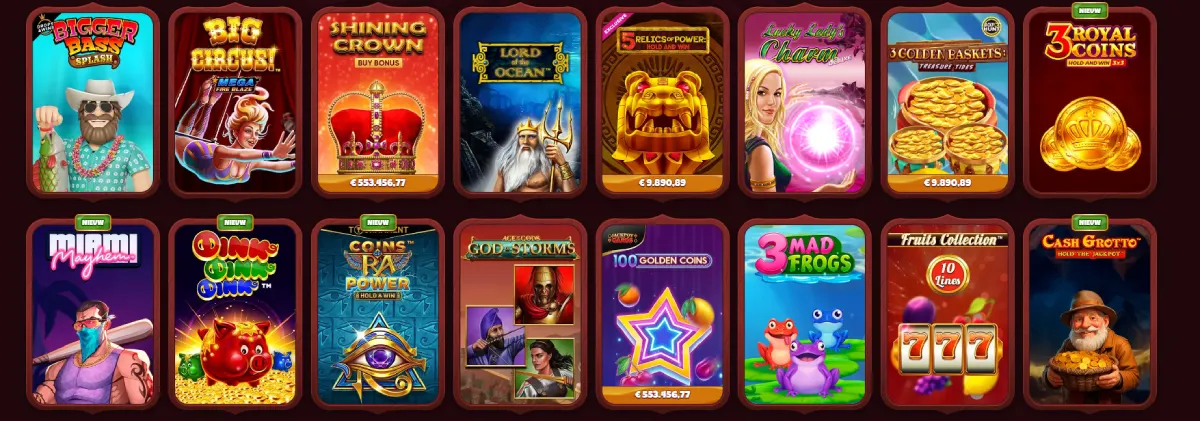 magius casino gokkasten